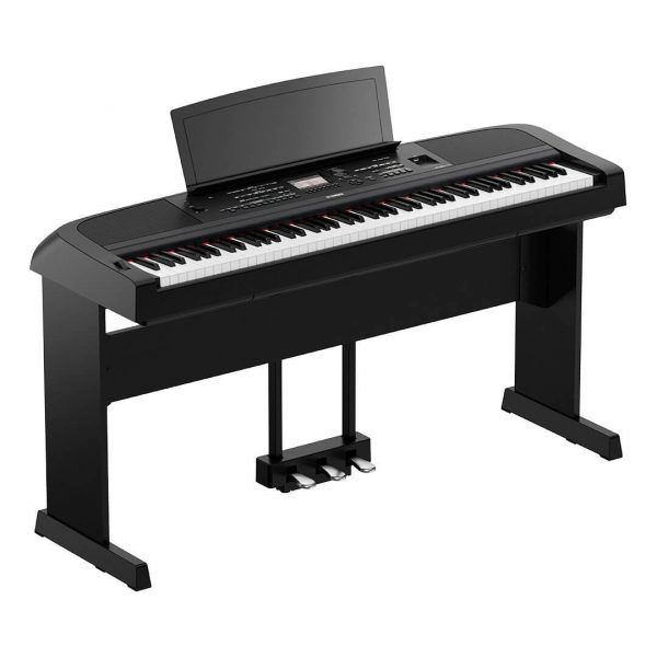 Pianos Arévalo - PIANO DIGITAL YAMAHA DGX-670 B CON SOPORTE L-300 Y PEDALERA LP-1B