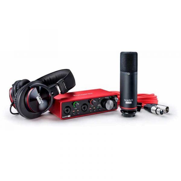 Pianos Arevalo - PACK SCARLETT 2i2 Studio Pack 3rd Generation. FOCUSRITE