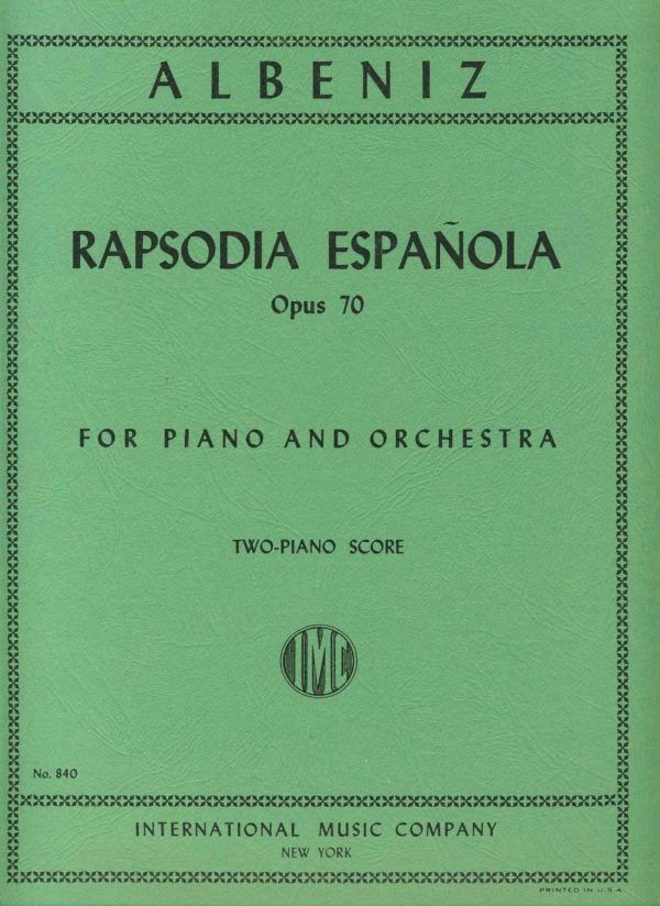 Pianos Arévalo - Albéniz. Rapsodia Española. Op.70 for Pianos and Orchestra