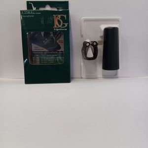 Pianos Arévalo - Juego de abrazadera y boquillero para saxofón soprano BG L51 Tradition Gold Plated